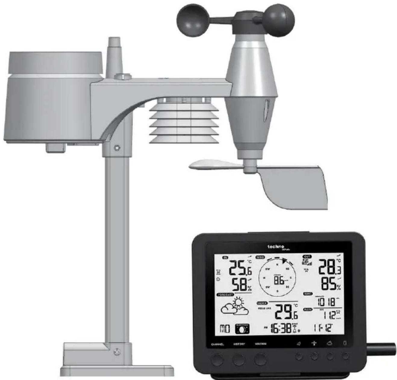 TECHNOLINE WS 1900 - User Manual - 1