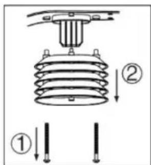 TECHNOLINE WS 1900 - Nettoyage du capteur thermo-hygro du capteur sans fil 5-en-1 - 1