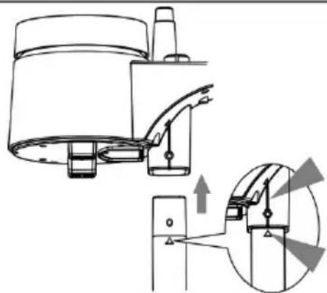 TECHNOLINE WS 1900 - Ensamblar el soporte y el poste - 1