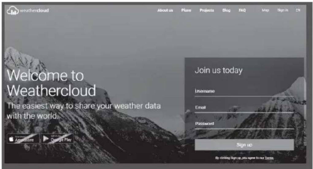 TECHNOLINE WS 1900 - Create Weathercloud account - 1