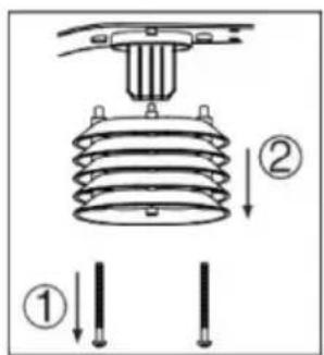 TECHNOLINE WS 1900 - Limpiar el termo/higro sensor del sensor inalámbrico 5 en 1 - 1