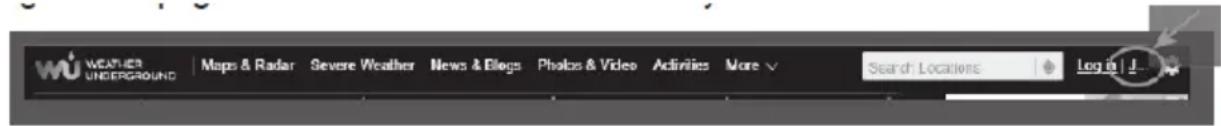 TECHNOLINE WS 1900 - Crear una cuenta en Weather Underground - 1