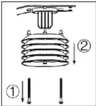 TECHNOLINE WS 1900 - Reinigung des Thermo-Hygro-Sensors - 1