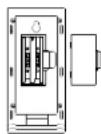 TECHNOLINE WS 9117 - EINLEGEN UND ERSETZEN DER BATTERIEN IN DER TEMPERATURSTATION - 1