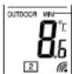 TECHNOLINE WS 9117 - LETTURA DELLA TEMPERATURA ESTERNA - 1