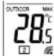 TECHNOLINE WS 9117 - MINIMUM EN MAXIMUM UITSLAGEN BUITENTEMPERATUUR: - 2