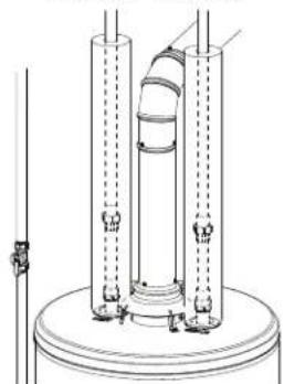 GE GP40T10BXR - INSTALACIÓN DEL AISLANTE DE LA TUBERÍA CALIENTE Y FRÍA (si se suministra con el producto) - 1