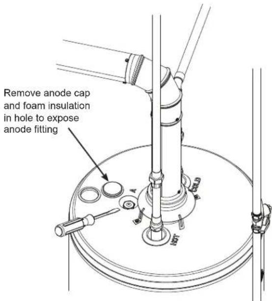 GE GG50T08BXR - Inspecting the Anode Rod: - 1