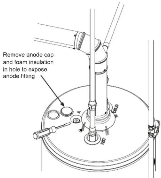 GE GG40S10BXR - Inspecting the Anode Rod: - 1