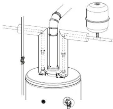 GE GG40S10BXR - INSTALACIÓN DEL AISLANTE DE LA TUBERÍA CALIENTE Y FRÍA (si se suministra con el producto) - 2