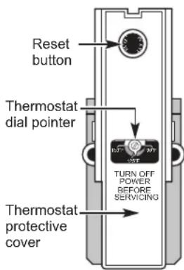 GE GE20L08BAR - Configuración de Temperatura del Agua - 1