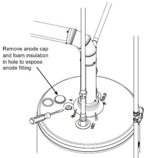 GE GG30S08BXR - Inspecting the Anode Rod: - 1