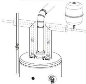 GE GG40T12BXR - INSTALACION DEL AISLANTE DE LA TUBERIA CALIENTE Y FRIA (si se suministra con el producto) - 2