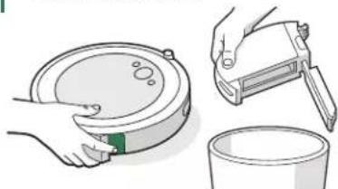 IROBOT Roomba i5 - Nettoyage des capteurs de bac plein - 1