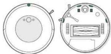 IROBOT Roomba i5 - Pulizia dei sensori della base di aggancio visivo, della finestra IR e dei contatti di ricarica - 1