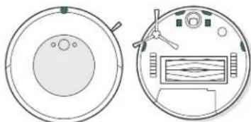 IROBOT Roomba i5 - Nettoyage des capteurs de la cible visuelle de retour à la base, de la fenêtre IR et des contacts de chargement - 1
