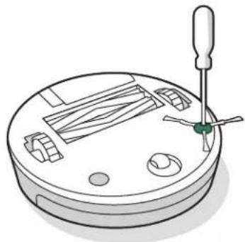 IROBOT Roomba i5 - Reinigung der Kantenbürste - 1
