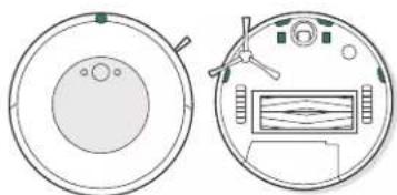 IROBOT Roomba i5 - Limpieza del objetivo de acoplamiento visual, los sensores, la ventana de IR y los contactos de carga - 1