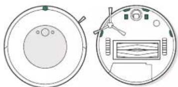 IROBOT Roomba i5 - Czyszczenie czujników wizualnego punktu docelowego dokowania, okienka podczerwieni i styków ładowania - 1