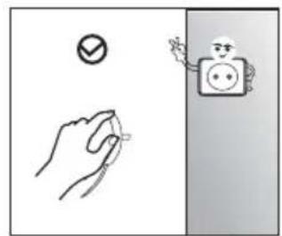 MIDEA MDRF632FGF46 - Elektrizitätsbezogene Warnungen - 1