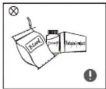 MIDEA MDRF632FGF46 - Avertismente referitoare la depositarea alimentelor - 2