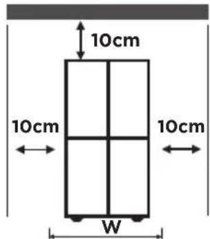 MIDEA MDRF632FGF46 - PLACEMENT - 3