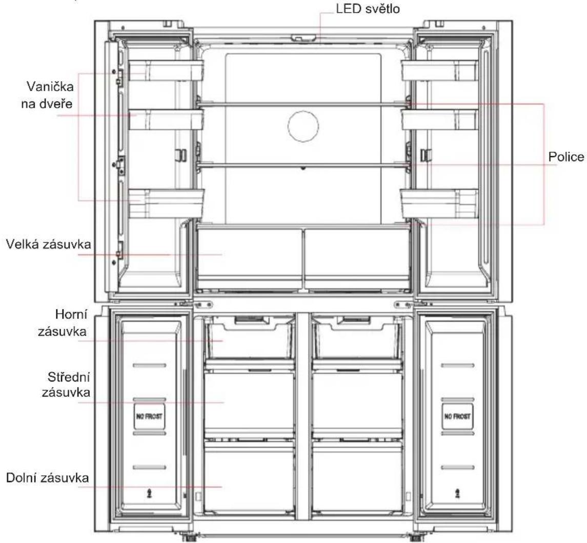 MIDEA MDRF632FGF46 - Klicové componenty - 1