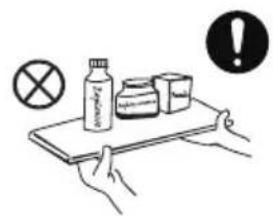 MIDEA MDRF632FGF46 - WARNINGS RELATED TO PLACING ITEMS - 1