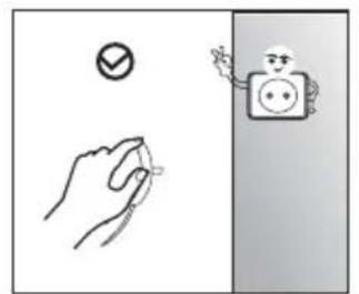 MIDEA MDRF632FGF46 - Varovania týkajúce sa elektrickej energia - 1