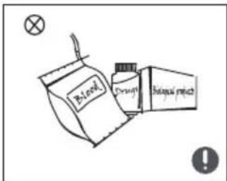 MIDEA MDRF632FGF46 - Avverenze per il posizionamento degli oggetti - 2