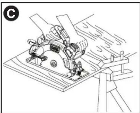 BLACK & DECKER BDECS300 - POUR RÉDUIRE LE RISQUE D'EFFET DE REBOND - 3