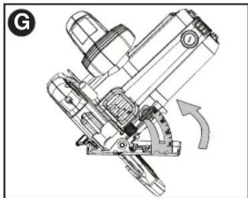 BLACK & DECKER BDECS300 - AJUSTE DEL ANGULO DE BISELADO - 1
