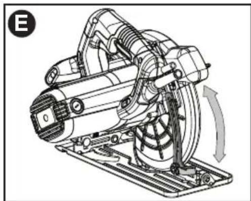 BLACK & DECKER BDECS300 - AJUSTE DE LA PROFUNIDAD DE CORTE - 1