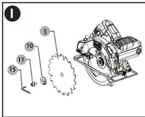 BLACK & DECKER BDECS300 - REMOVING THE BLADE - 1