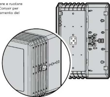 CORSAIR Carbide Air 240 - Rotazione del logo Corsair/orientamento del case - 1