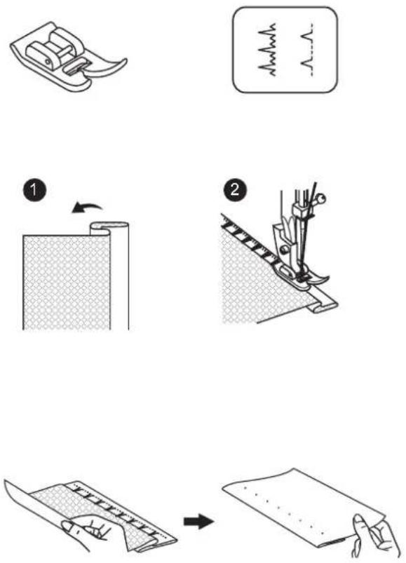 VERITAS Janis - Zig zag stiching in 3 steps - 1