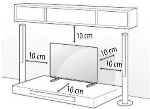 LG ANGXDV55 - Installation sur une table - 1