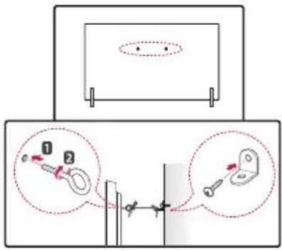 LG ANGXDV55 - Fissaggio della TV alla parete - 1