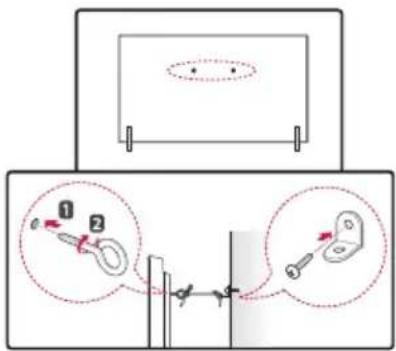 LG ANGXDV65 - Sicherung des TV-Gerätes an einer Wand - 1