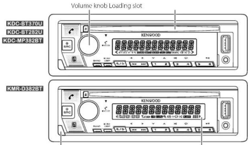 KENWOOD KMRD382BT - Basics - 1