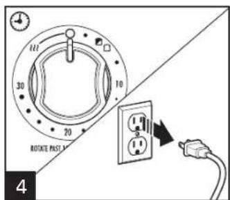 HAMILTON BEACH Easy Reach 31334D - WARNING Fire Hazard. - 2