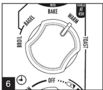 HAMILTON BEACH 31142 - Cómo utiliser las configuraciones Bake (hornear), Broil (asar) y Warm (calentar) (cont.) - 2