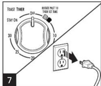 HAMILTON BEACH Easy Reach 31126D - ADVERTENCIA Riesgo de Fuego. - 7