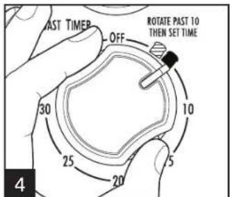 HAMILTON BEACH Easy Reach 31126D - ADVERTENCIA Riesgo de Fuego. - 4