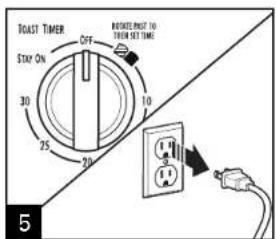 HAMILTON BEACH Easy Reach 31127D - Fire Hazard. - 5