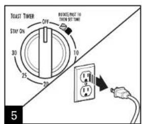 HAMILTON BEACH Easy Reach 31127D - Fire Hazard. - 5