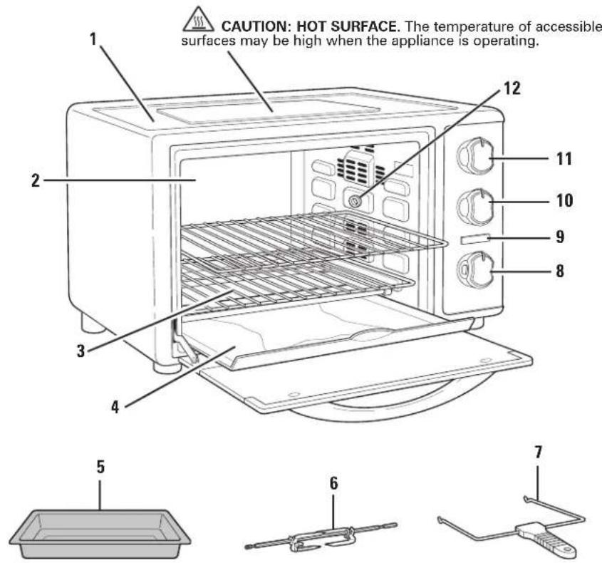HAMILTON BEACH 31101D - Parts and Features - 1