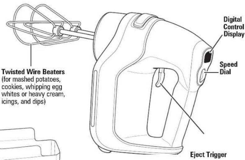 HAMILTON BEACH 62663 - Parts and Features - 1