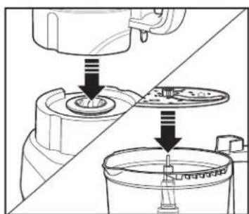HAMILTON BEACH Stack & Snap 70727 - How to Use Reversible Slicing/ Shredding Disc - 1