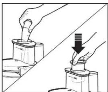 HAMILTON BEACH Stack & Snap 70727 - How to Use Reversible Slicing/ Shredding Disc - 3